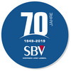 Runder blauer Kreis mit SBV Logo