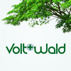 Logo von vold+wald mit einem grünem Ast
