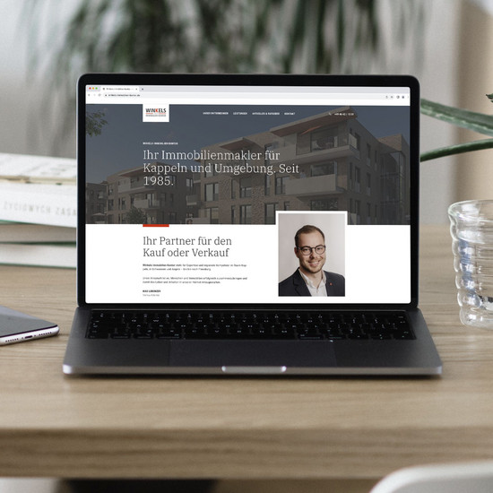 Die neue Internetseite von Winkels Immobilien Kontor.