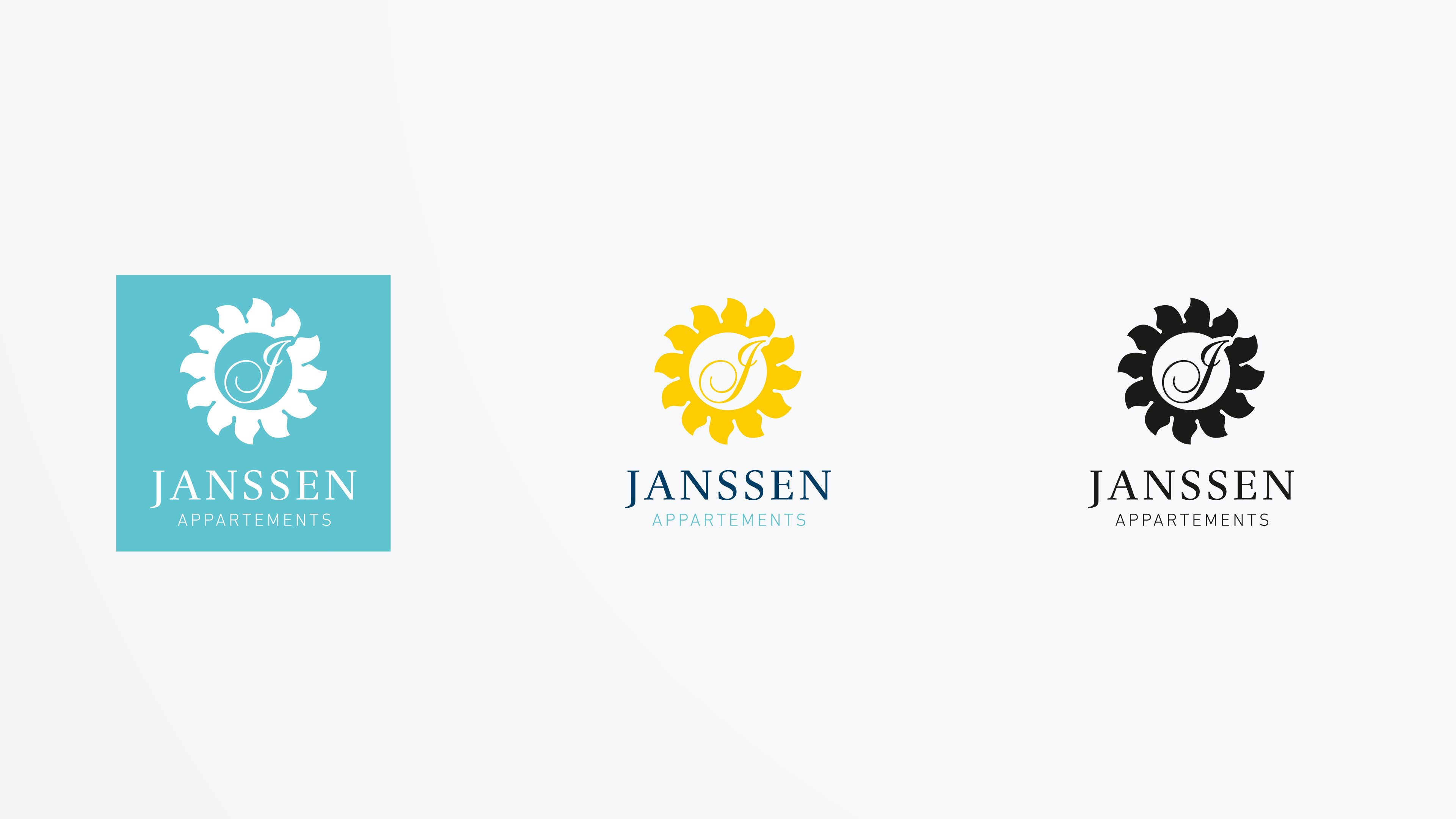 Drei Logos von Jannsen Appartements
