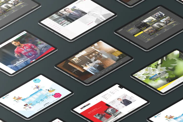 Ipads mit geöffneten Tabs