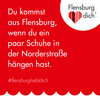 #flensburgliebtdich Logo und Text: 