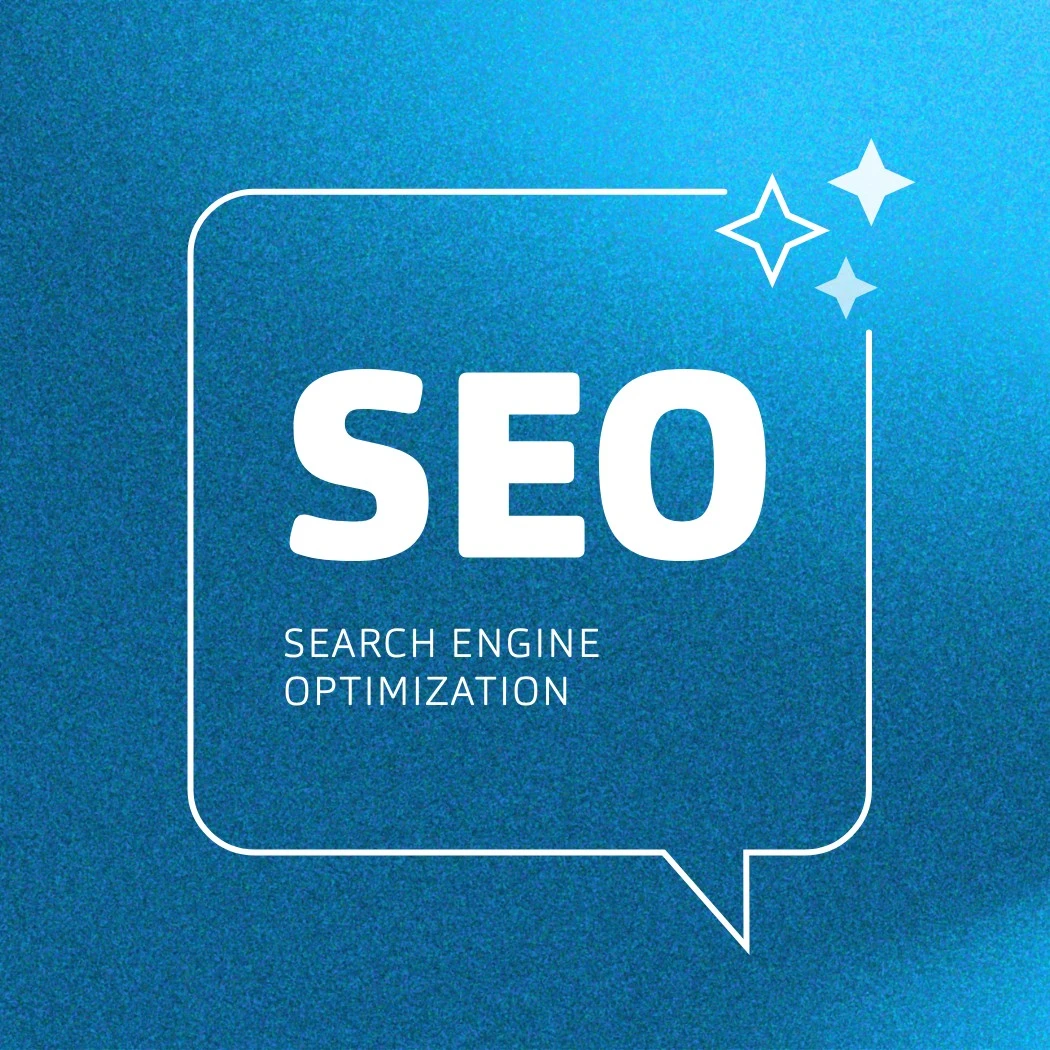 h2_ki-sichtbarkeit_teaser_01.jpg Sprechblase auf blauem Hintergrund mit dem Stichwort SEO Search Engine Optimization
