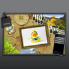 CityDucks Moodboard mit Weintrauben drauf und zwei gelben Enten