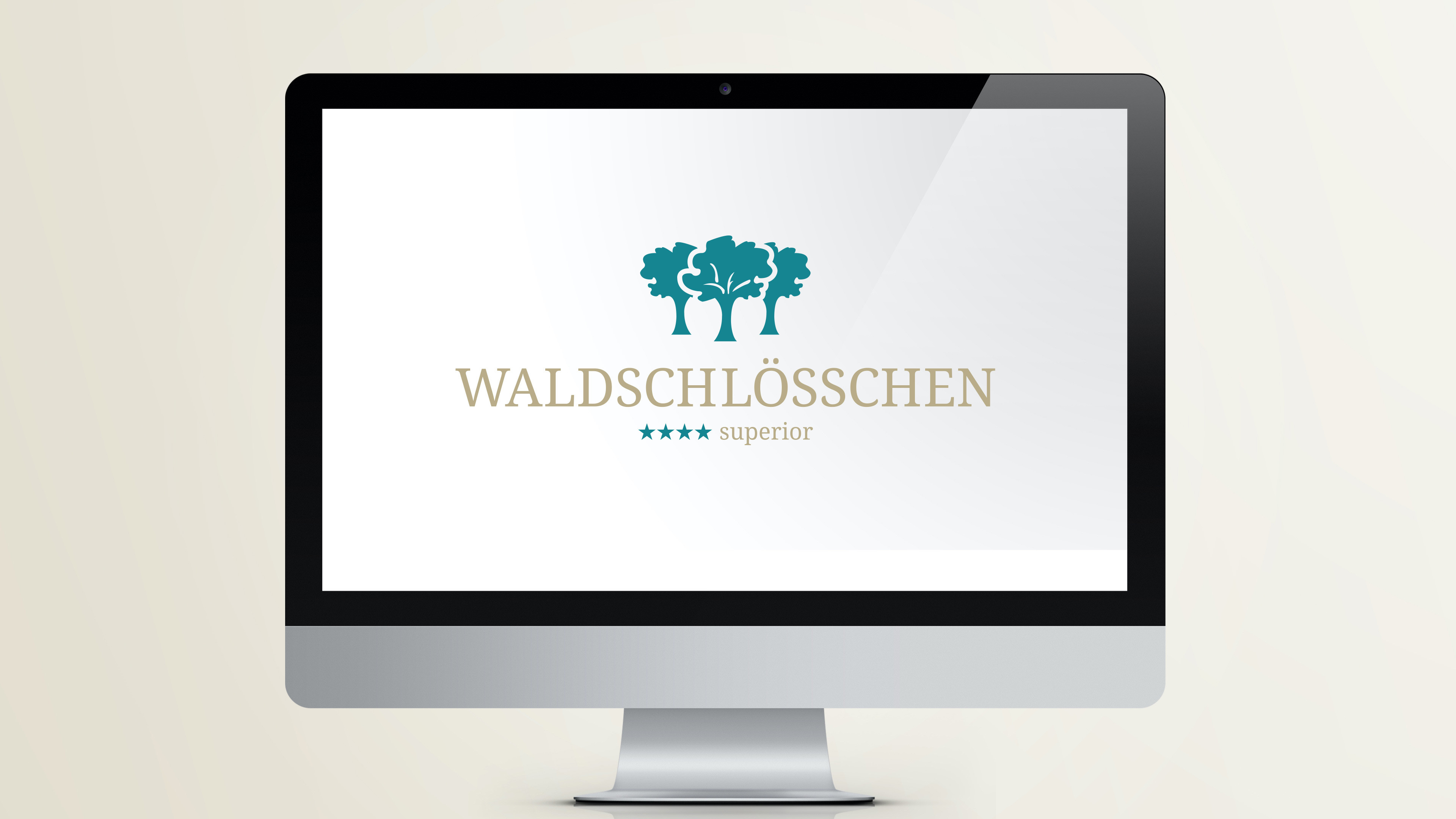 Waldschlösschen Logo auf Desktop