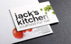 weiße Visitenkarte von jacks kitchen