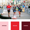 Teilnehmer beim Flensburger Marathon und die Farbgebung des Relaunches
