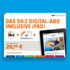 Werbung der SHZ für ein digitales Abo
