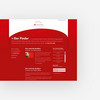 Rote Homepage von Mr Solutions