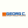 Georg C Logo mit einer orangenen Kachel