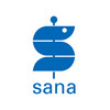 Blaues Sana Logo
