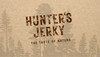 Braunes Logo von Hunters Jerky
