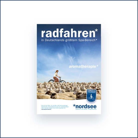 Nordsee Tourismus Magazin mit einer Frau auf dem Cover
