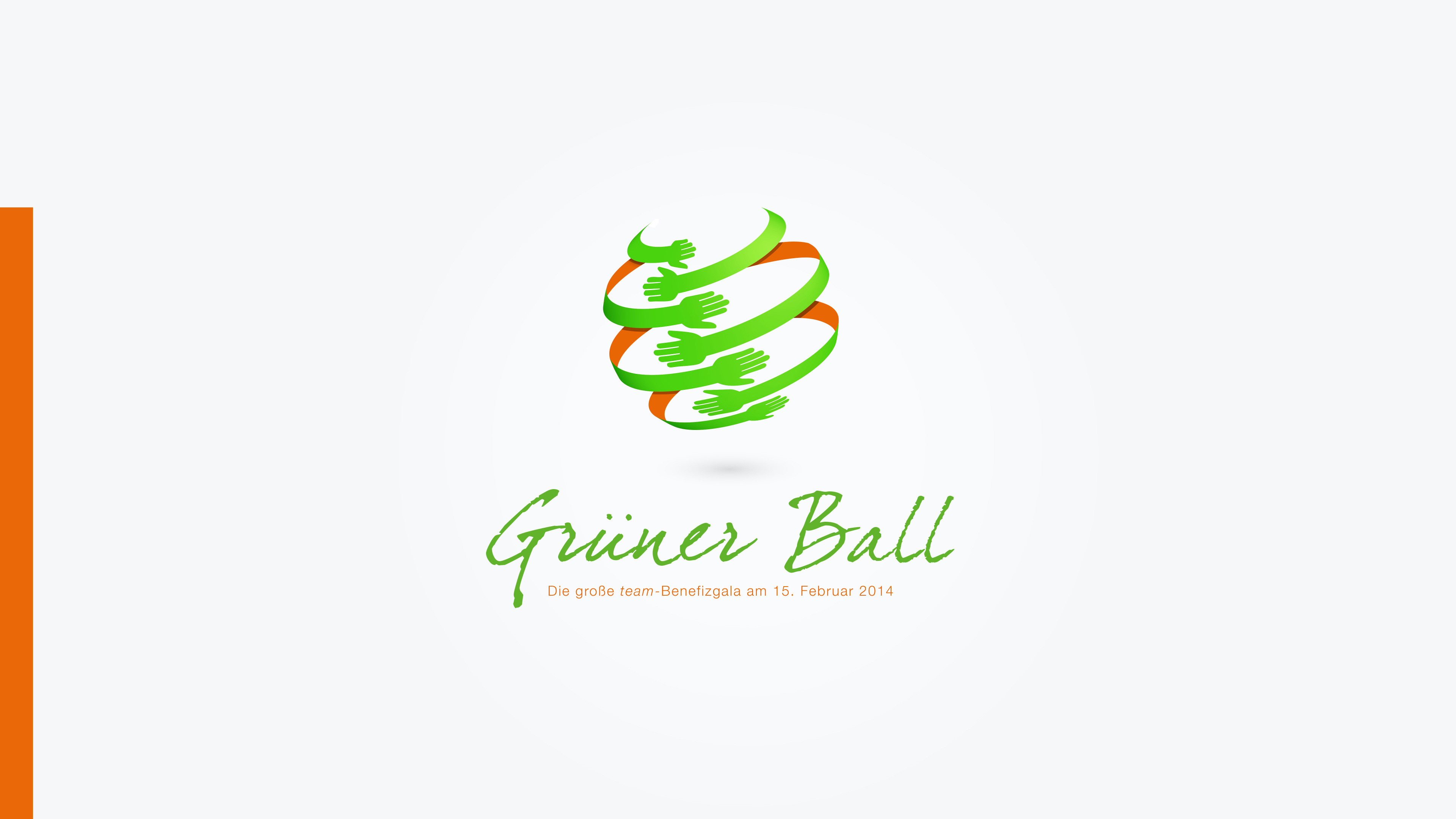 Logo von dem Grünen Ball veranstaltet von Team Baucenter
