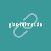 URL von Glas Reimer auf grünem Hintergrund