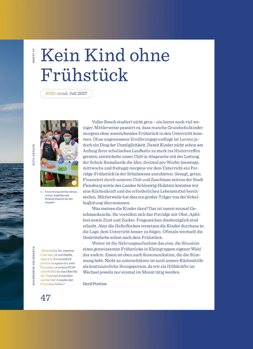 Abbildung des Artikels Kein Kind ohne Frühstück