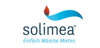 Rot blaues Logo von Solimea
