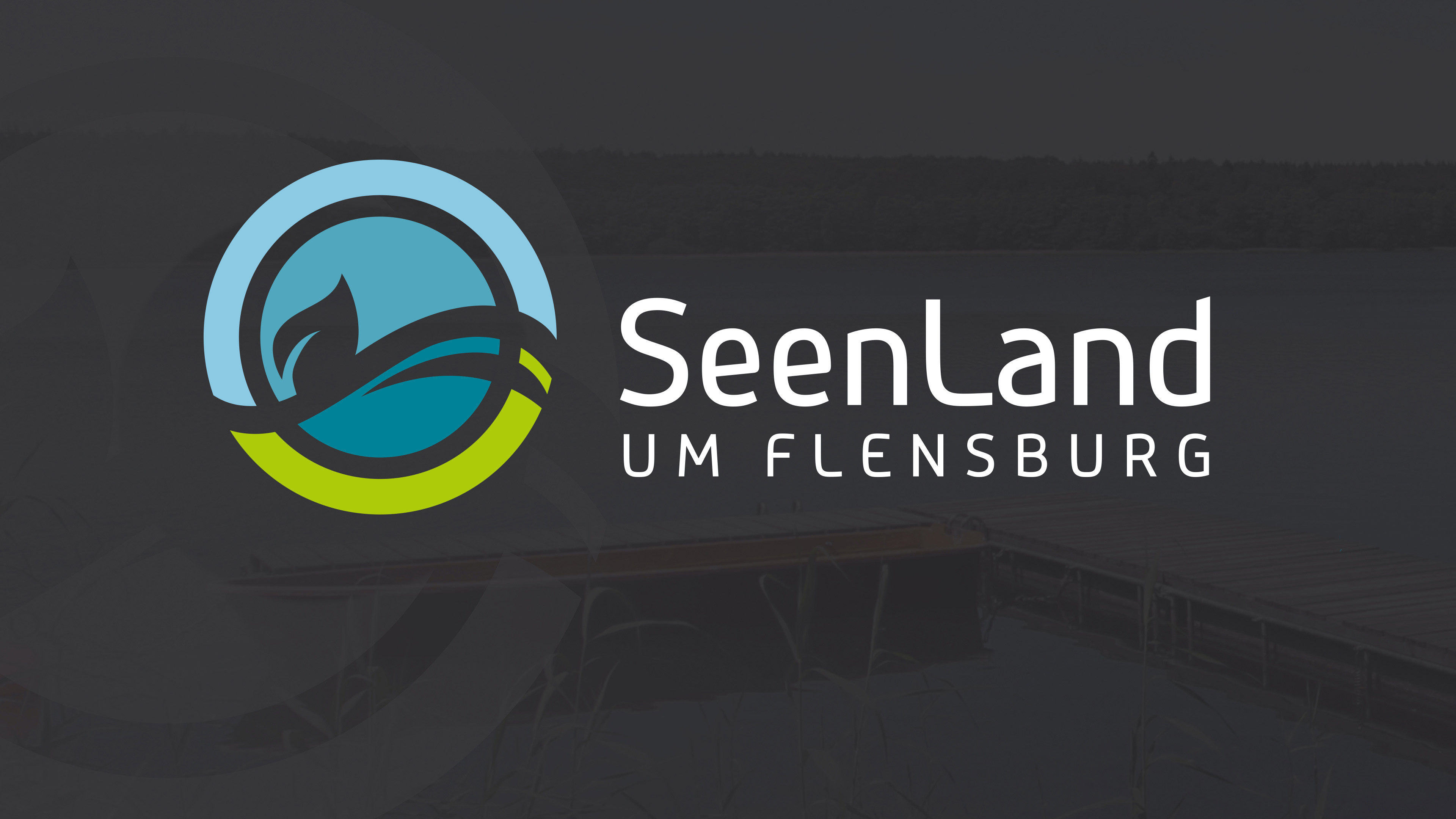 Seenland Logo mit schwarzen Hintergrund