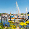 Flensburger Hafen im Sommer