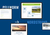 Vier digitale Ansichten der Fähre Pellworm Homepage