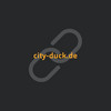 City Duck URL mit einem Kettensymbol im Hintergrund